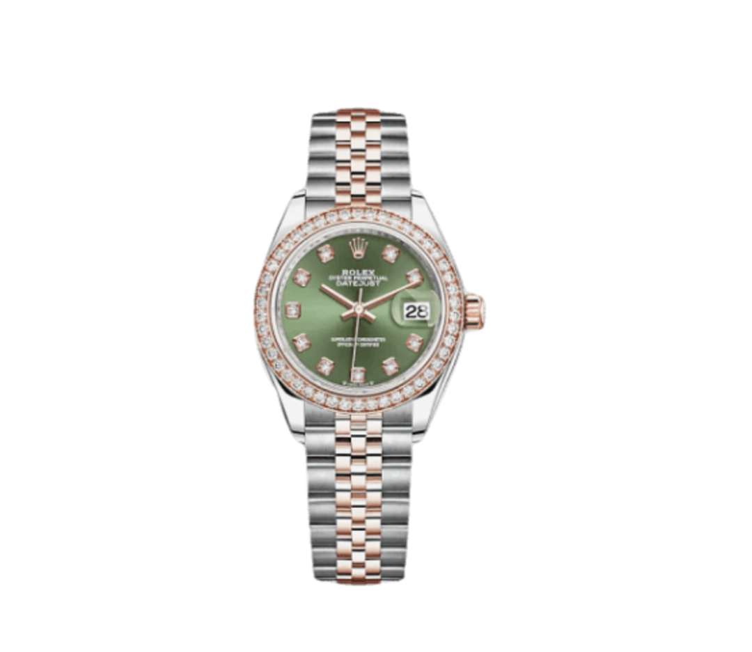 롤렉스 Datejust 28 Olive Green Diamond-Set 279381RBR (Diamond/Jubilee)